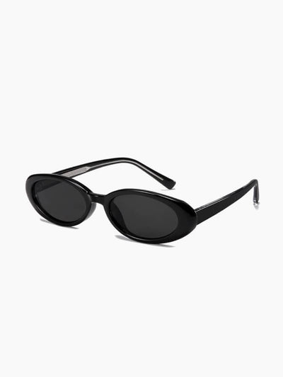 Midnight Allure Oval Sunglasses