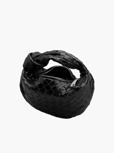 Midnight Allure Woven Mini Bag