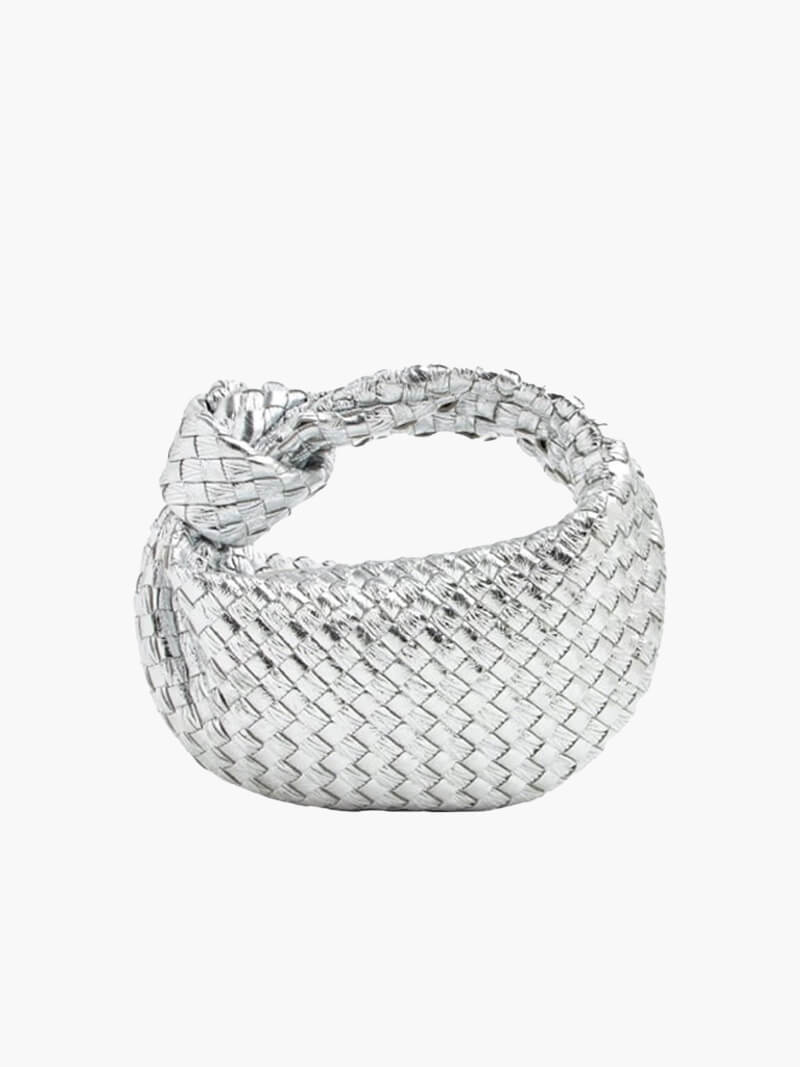 Midnight Allure Woven Mini Bag