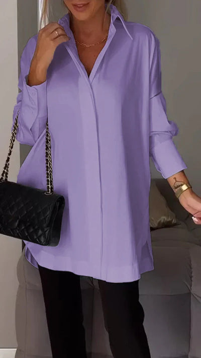 Modern Muse Oversized Shirt Dress