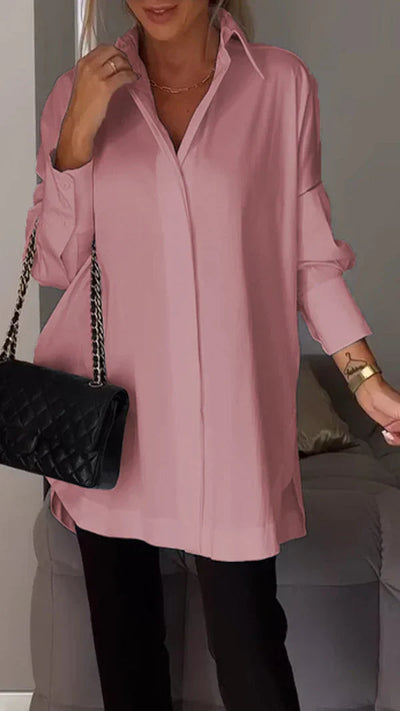 Modern Muse Oversized Shirt Dress