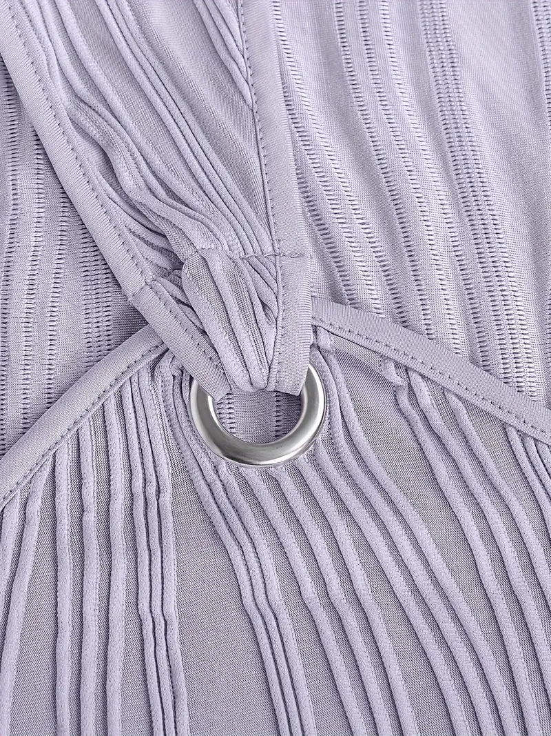 Modern Muse Ring Detail Mini Dress