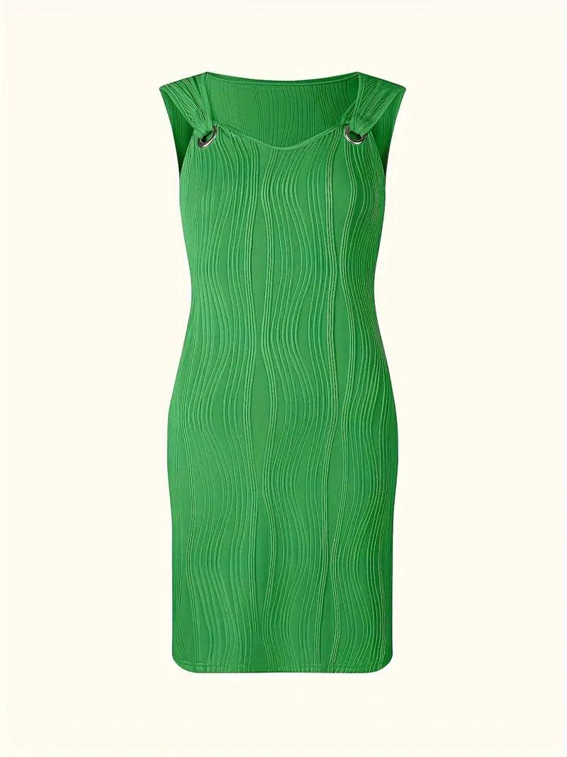 Modern Muse Ring Detail Mini Dress