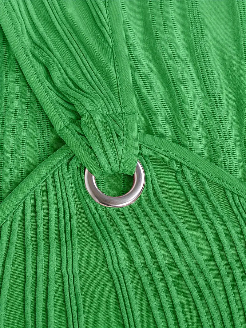 Modern Muse Ring Detail Mini Dress