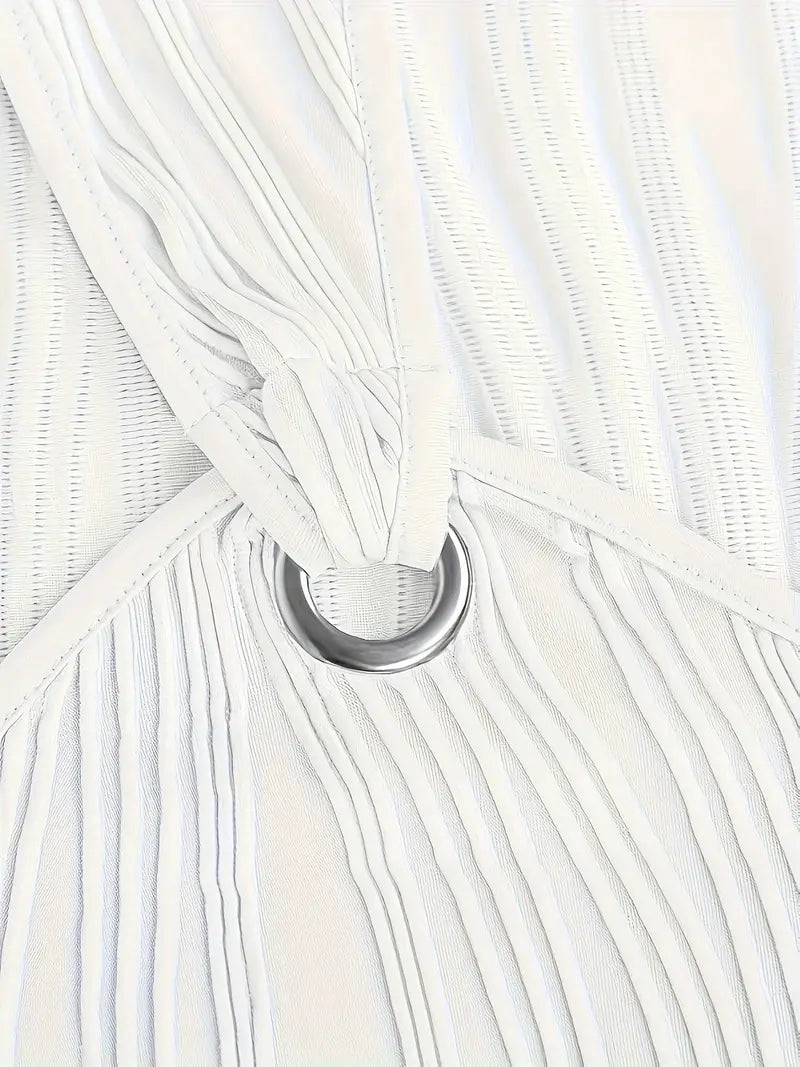 Modern Muse Ring Detail Mini Dress