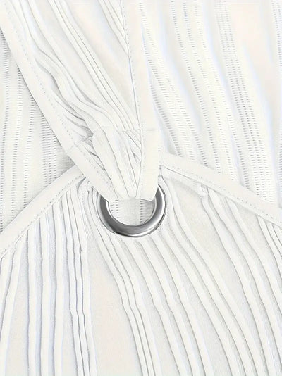 Modern Muse Ring Detail Mini Dress