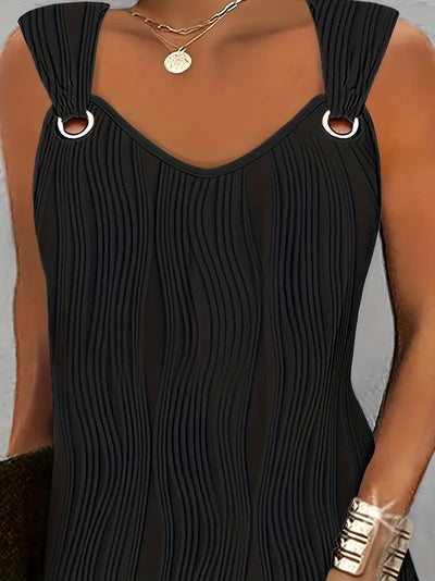 Modern Muse Ring Detail Mini Dress