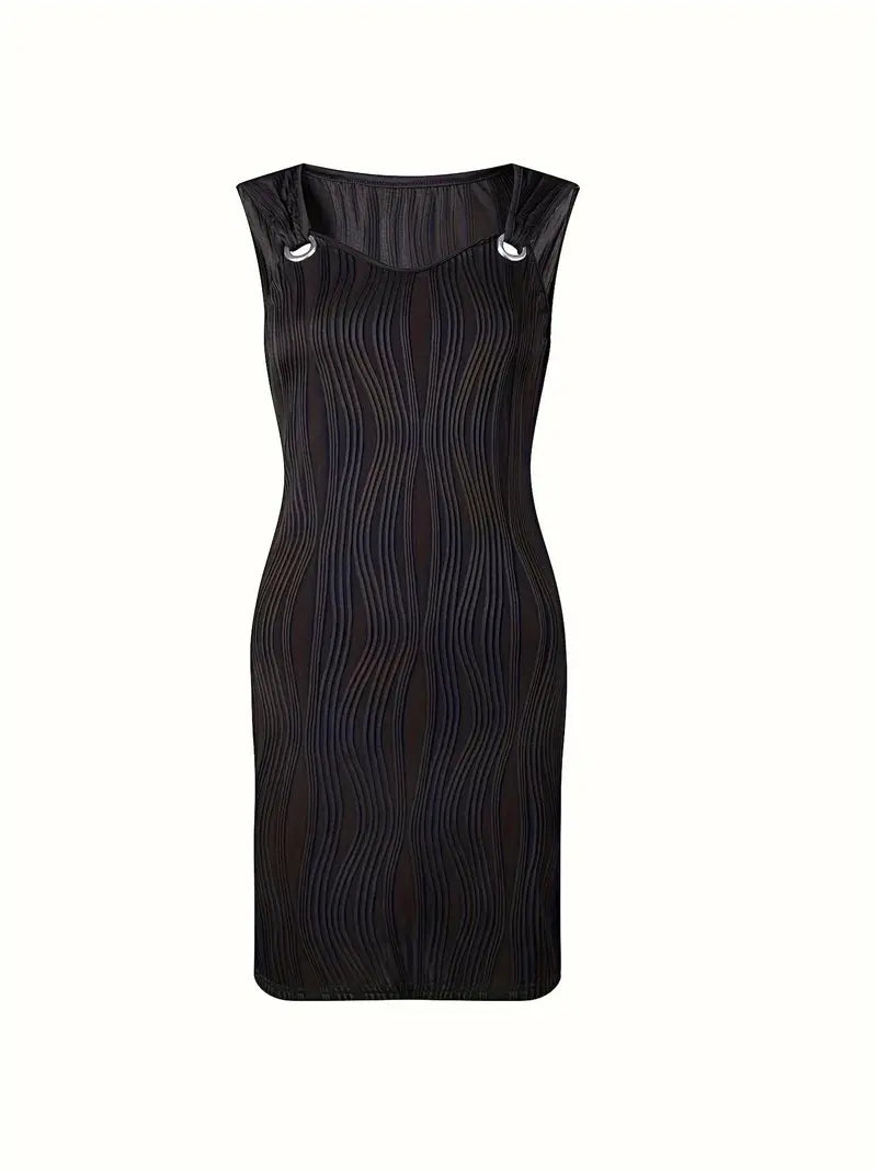 Modern Muse Ring Detail Mini Dress