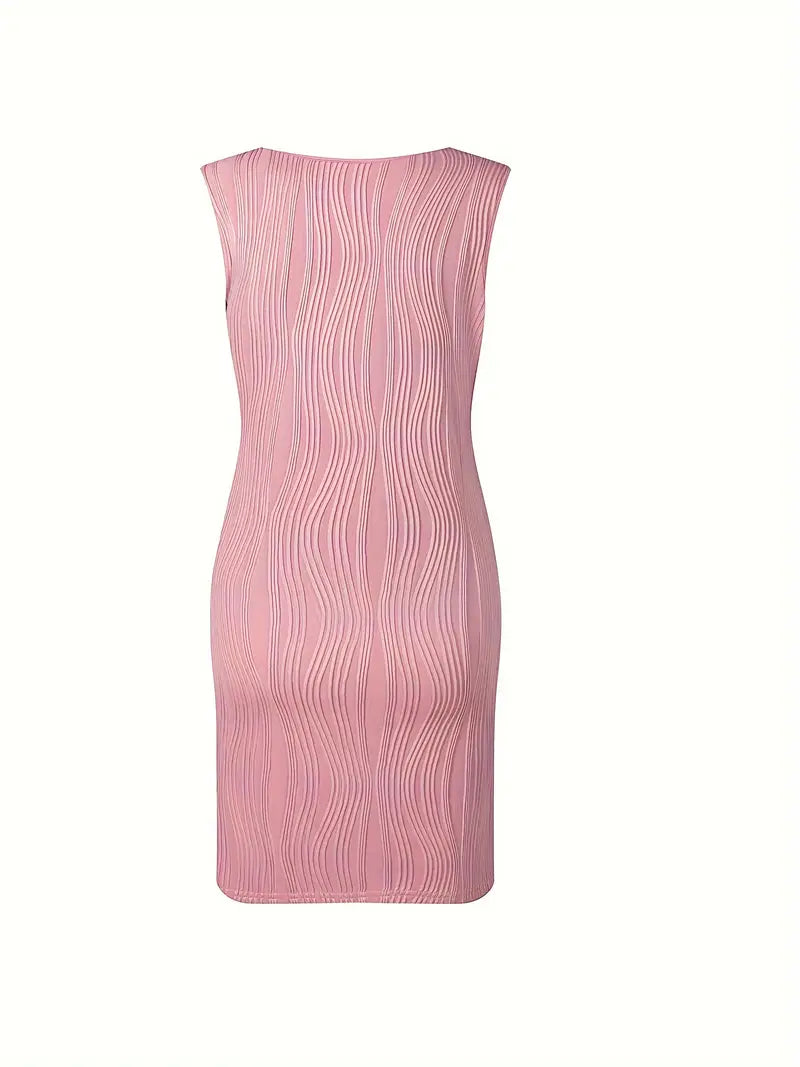 Modern Muse Ring Detail Mini Dress