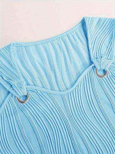 Modern Muse Ring Detail Mini Dress