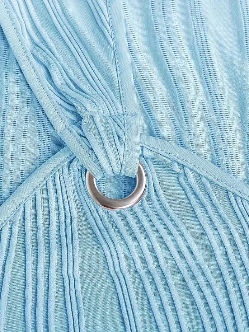 Modern Muse Ring Detail Mini Dress