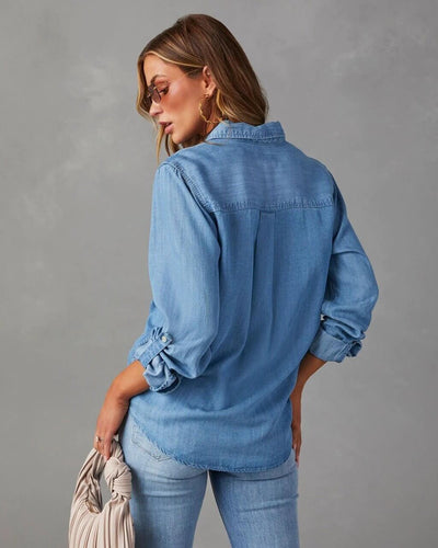 Oversized Denim Shirt