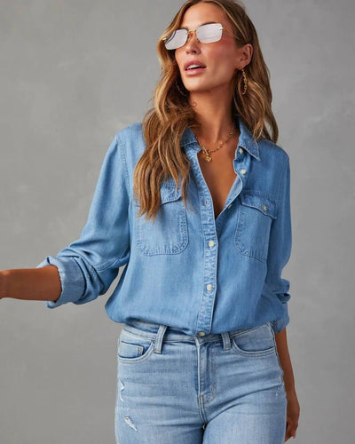 Oversized Denim Shirt