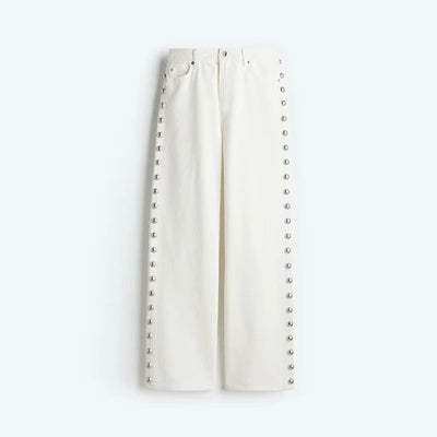Parisian Pearl Wide-Leg Jeans