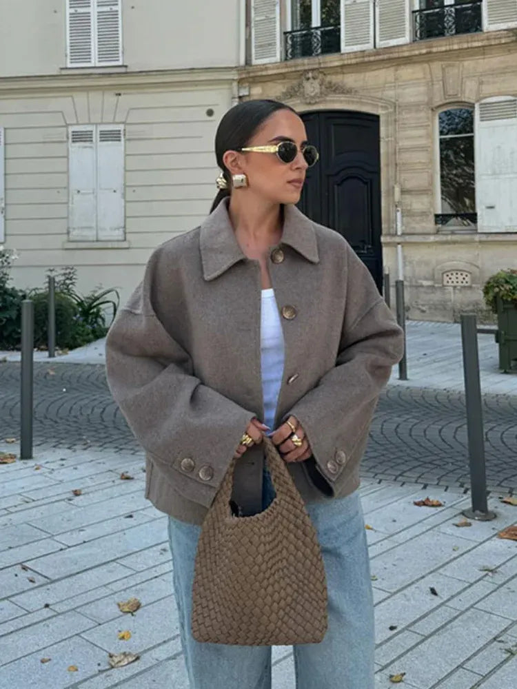 Parisian Poise Oversized Jacket