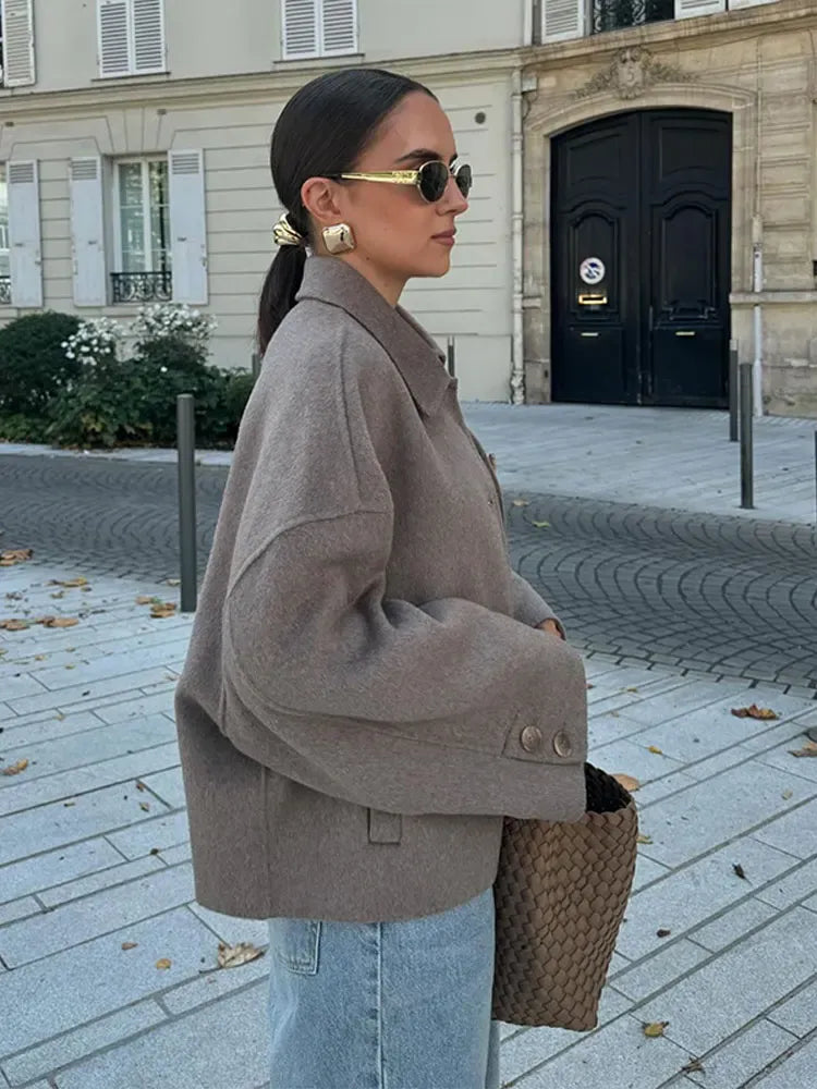 Parisian Poise Oversized Jacket
