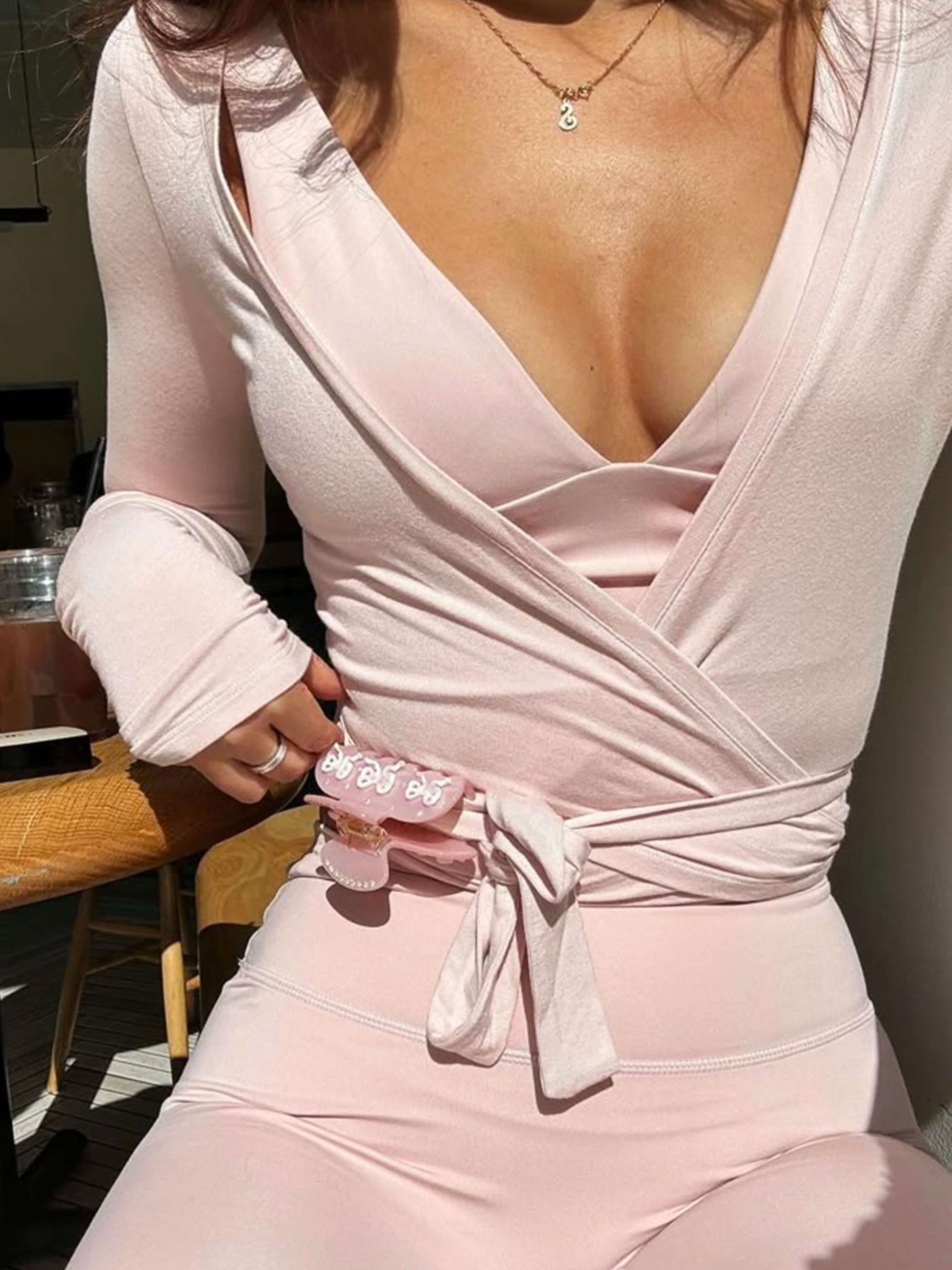 Pilates Poise Wrap Top