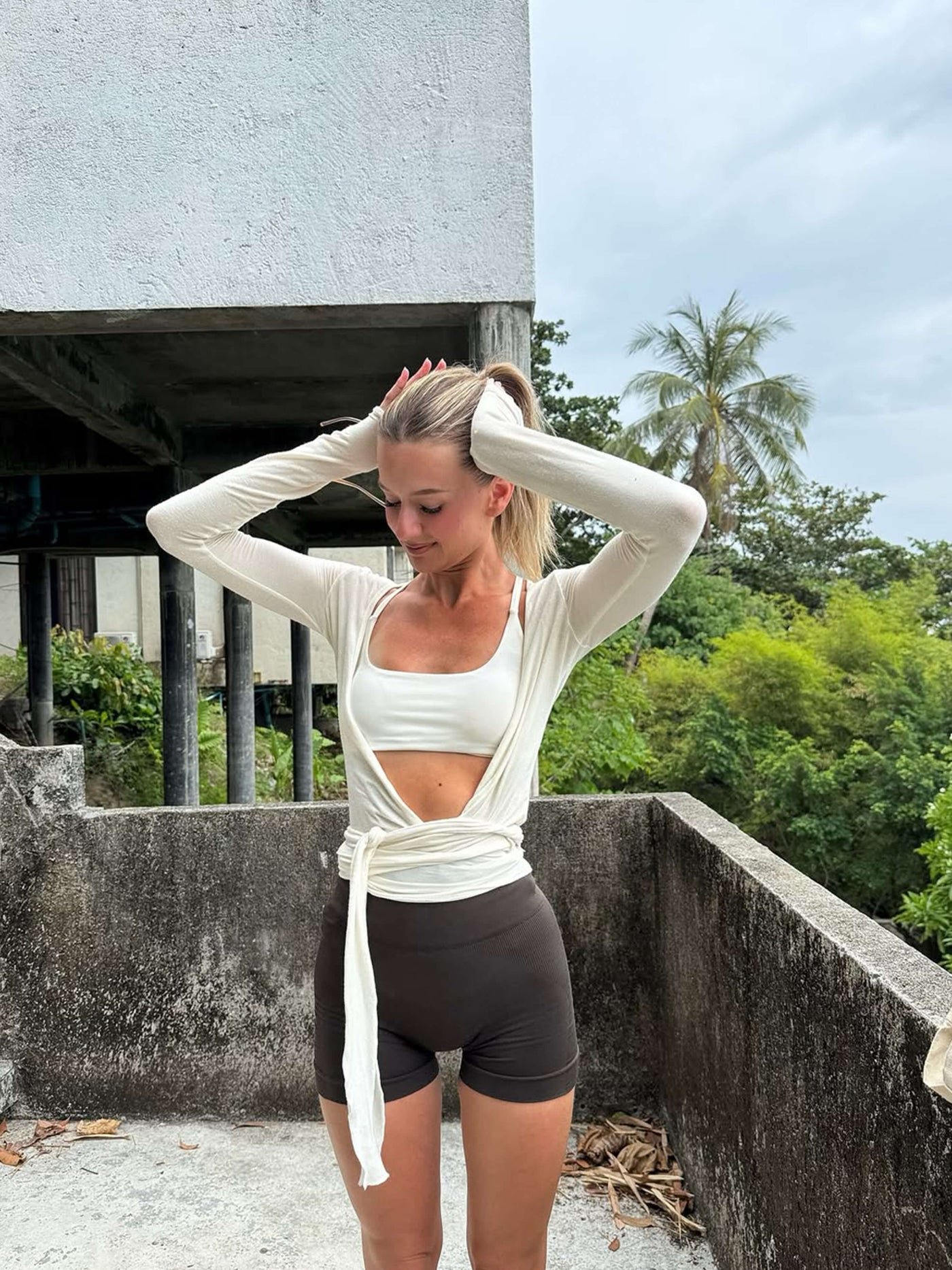 Pilates Poise Wrap Top