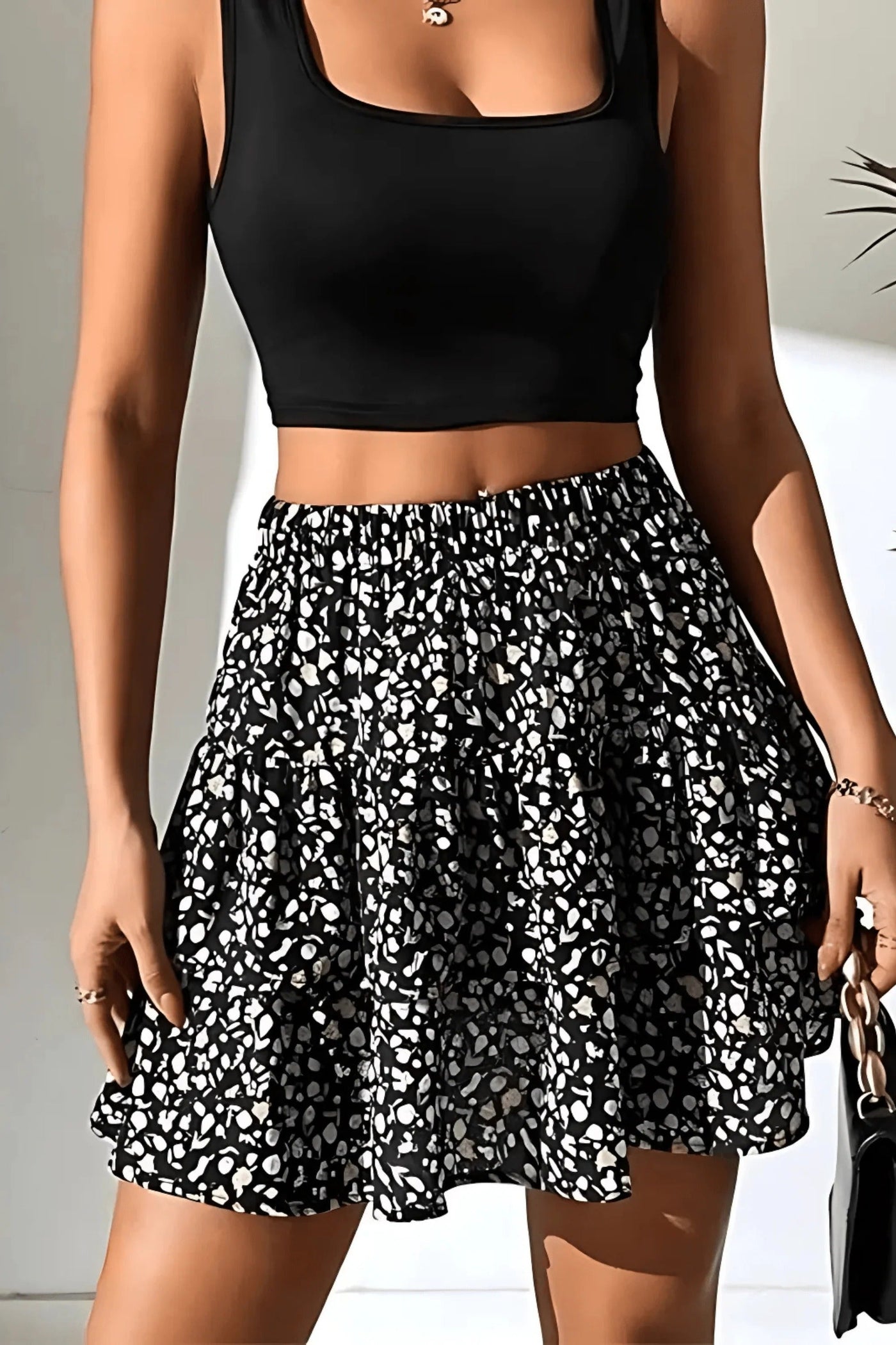 Playful Muse Ruffled Mini Skirt