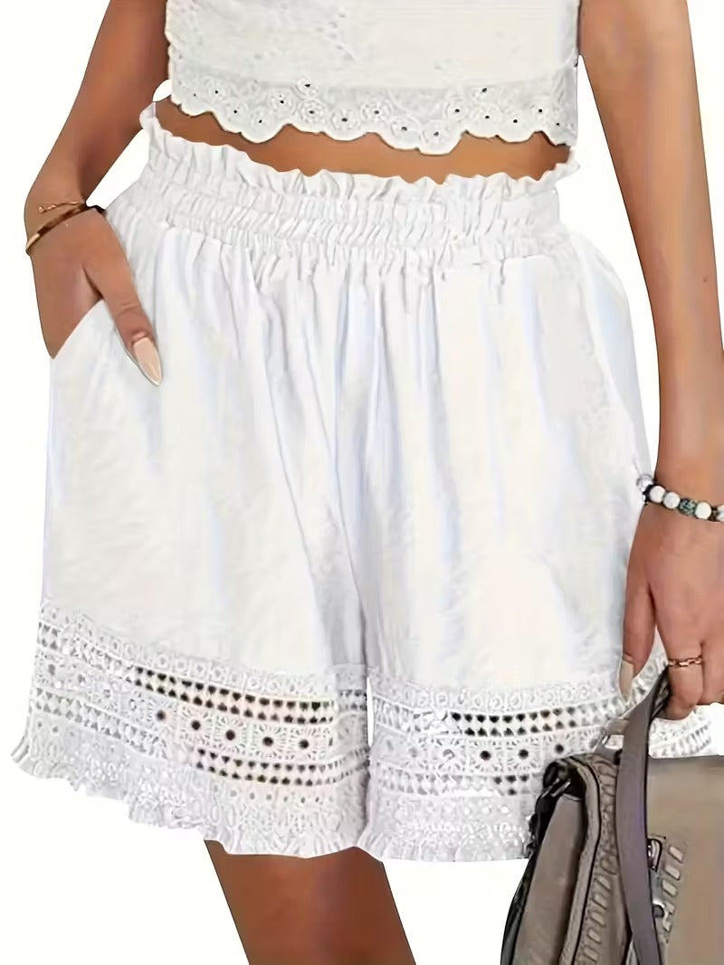 Playful Whimsy Broderie Shorts