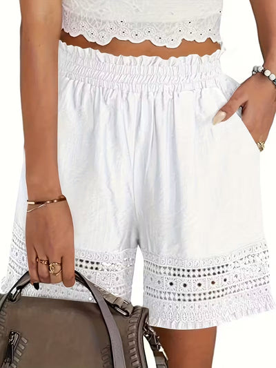 Playful Whimsy Broderie Shorts