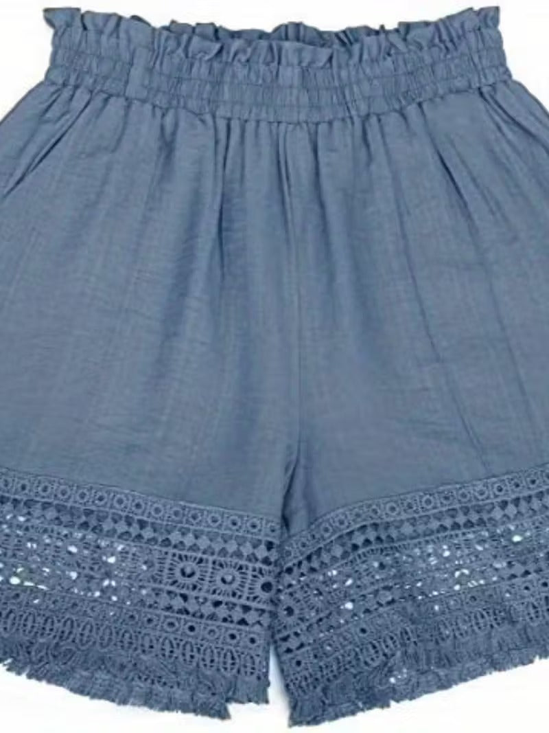 Playful Whimsy Broderie Shorts