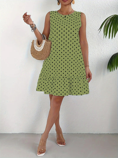 Playful Whimsy Ruffle Hem Mini Dress