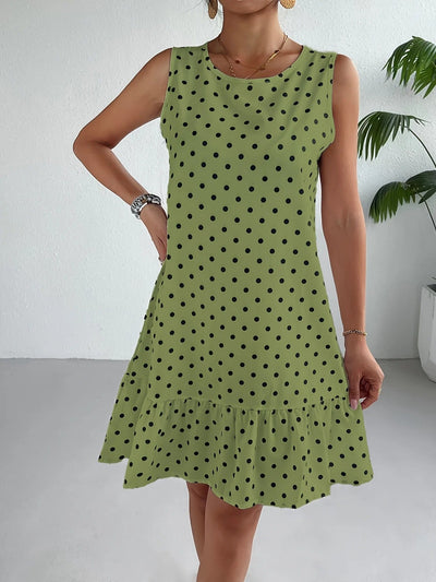 Playful Whimsy Ruffle Hem Mini Dress