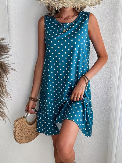 Playful Whimsy Ruffle Hem Mini Dress