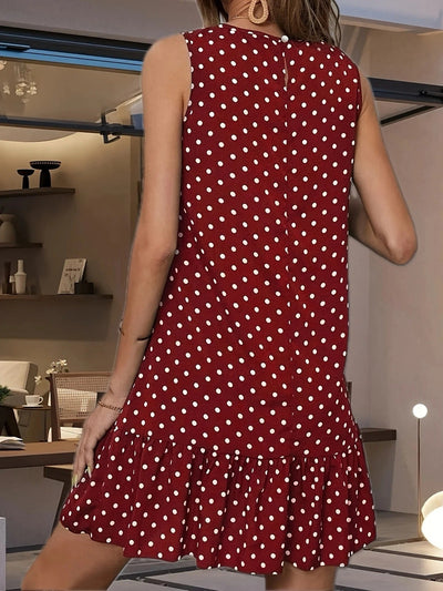 Playful Whimsy Ruffle Hem Mini Dress