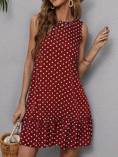 Playful Whimsy Ruffle Hem Mini Dress