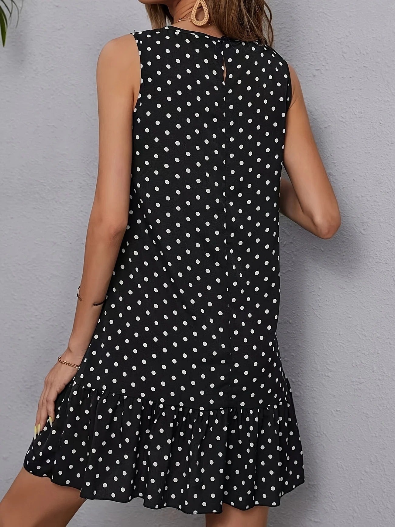 Playful Whimsy Ruffle Hem Mini Dress