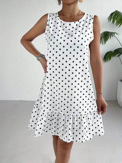 Playful Whimsy Ruffle Hem Mini Dress