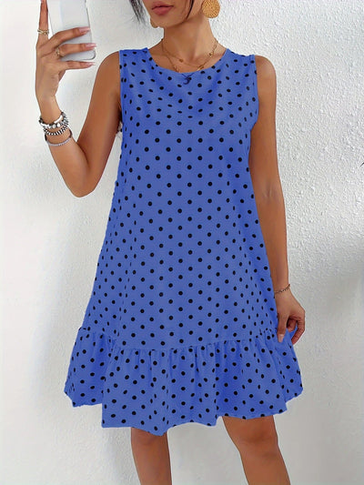 Playful Whimsy Ruffle Hem Mini Dress