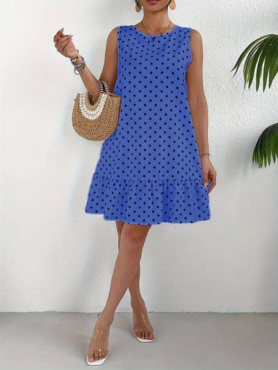 Playful Whimsy Ruffle Hem Mini Dress