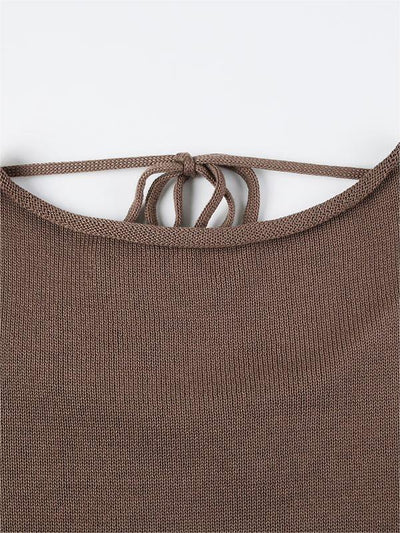 Enchanting Open-Back Knit Top