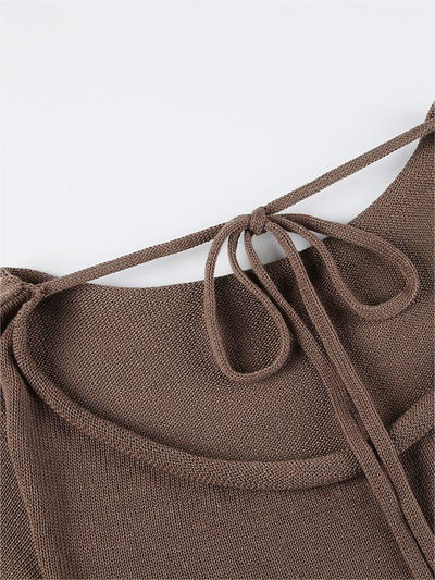 Enchanting Open-Back Knit Top