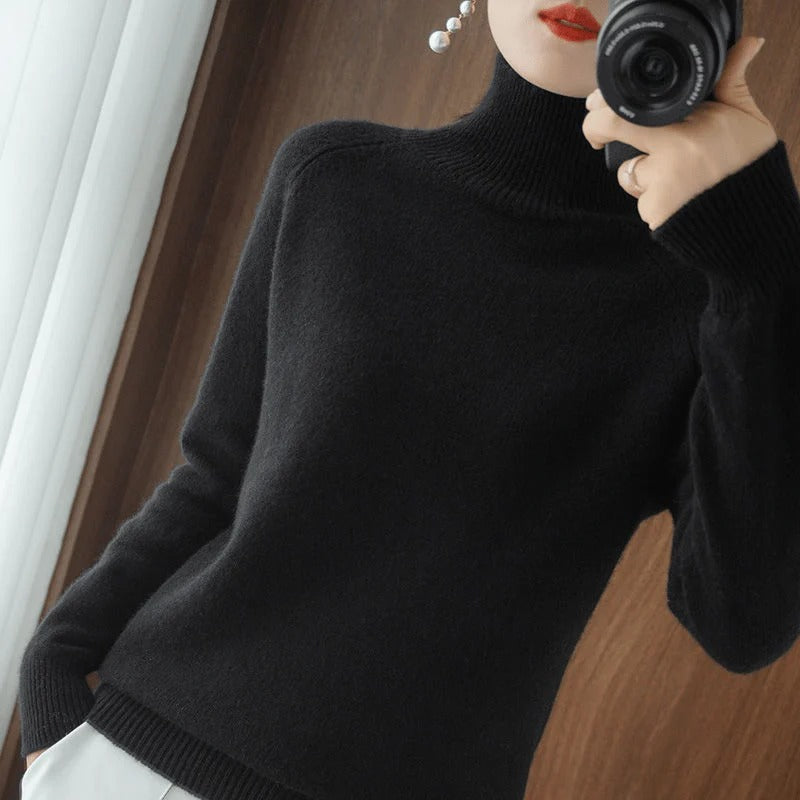 Serene Mock Neck Sweater