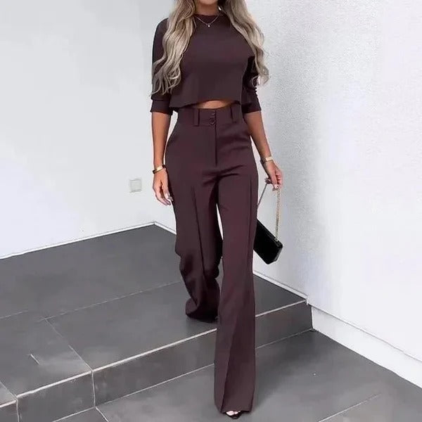 Power Allure Flared Two-Piece Set