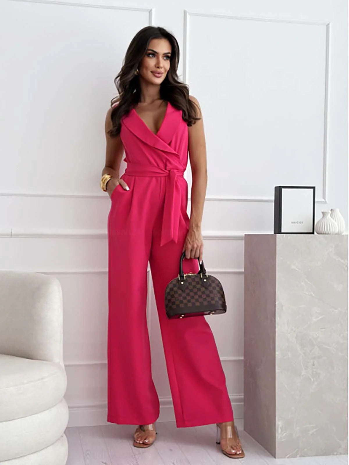 Power Poise Wrap Jumpsuit