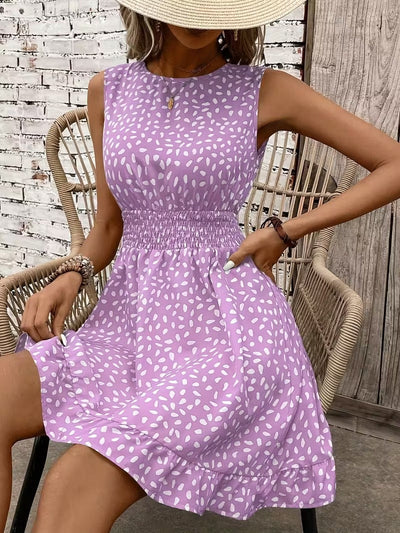 Pure Grace Smocked Summer Dress