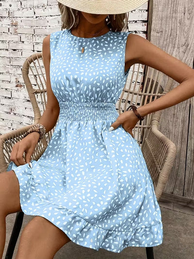 Pure Grace Smocked Summer Dress