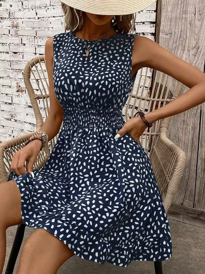 Pure Grace Smocked Summer Dress