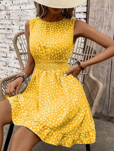 Pure Grace Smocked Summer Dress