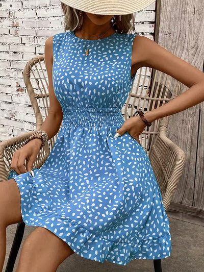 Pure Grace Smocked Summer Dress