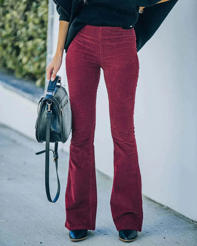 Retro Muse High-Waist Flared Pants