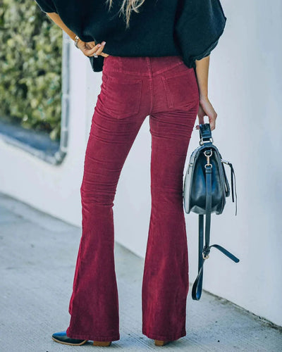 Retro Muse High-Waist Flared Pants
