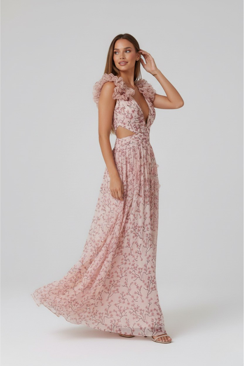 Romantic Floral Maxi Dress
