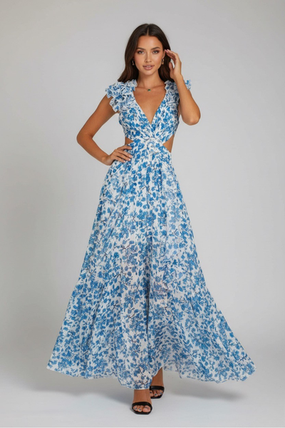 Romantic Floral Maxi Dress