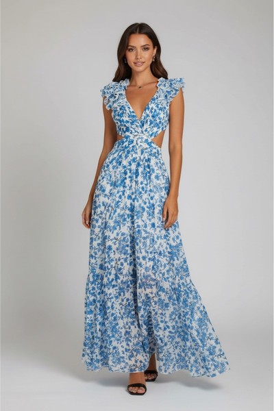 Romantic Floral Maxi Dress